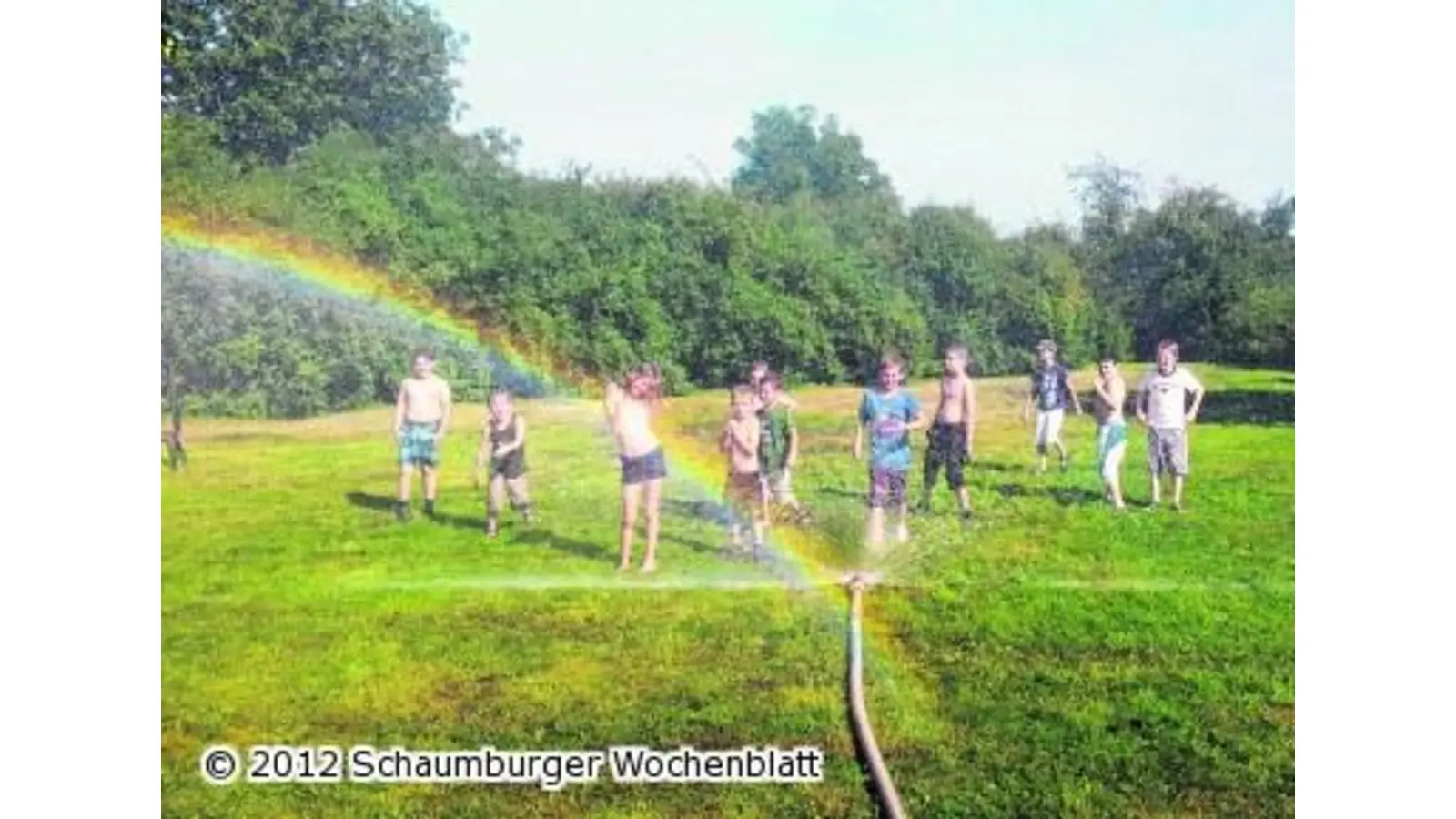 Wasserspiele bei der Jugendwehr (Foto: ste)