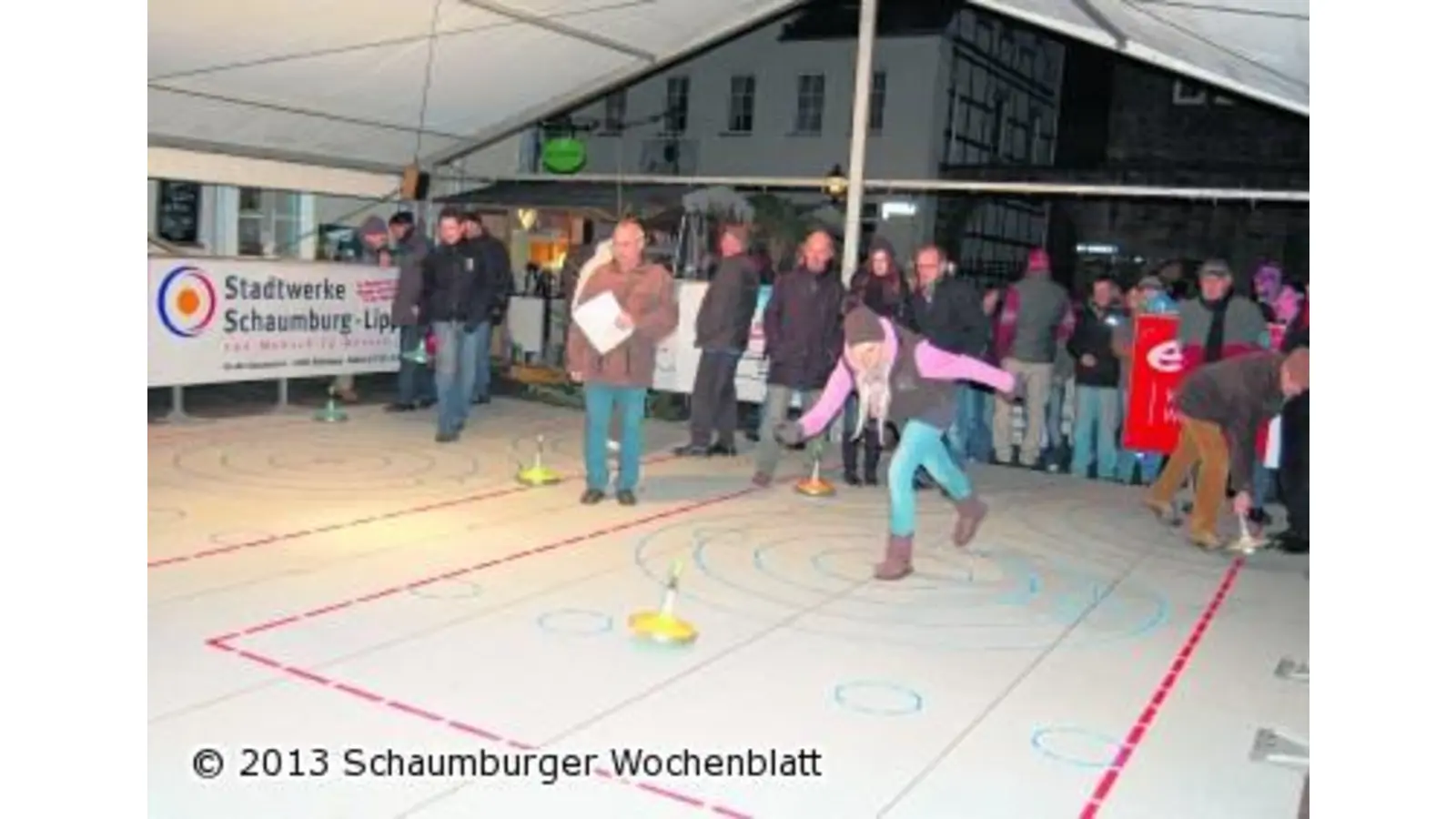 Finalrunde Eisstockschießen (Foto: red)