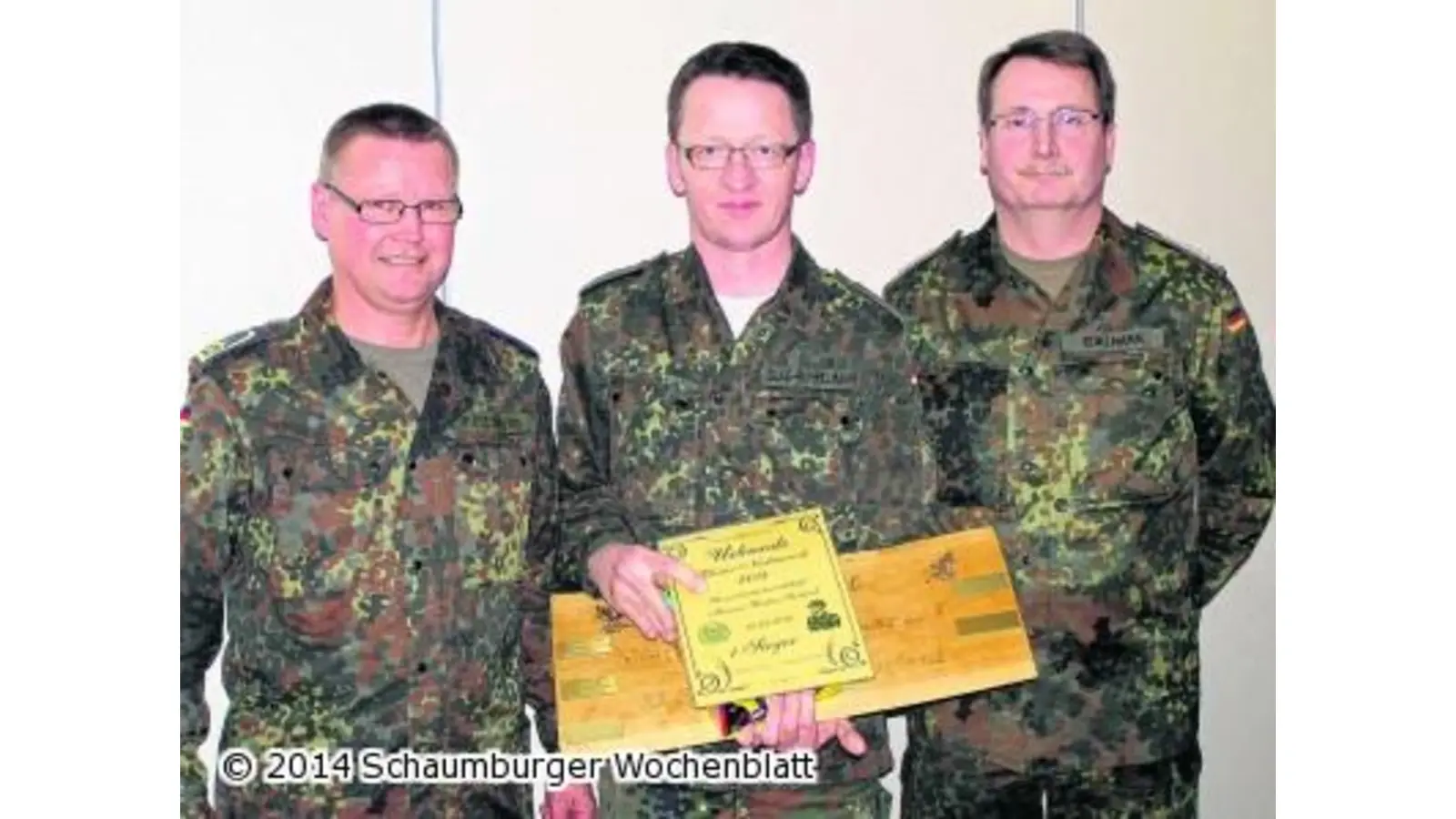 Reservisten begeben sich auf Wintermarsch (Foto: em)