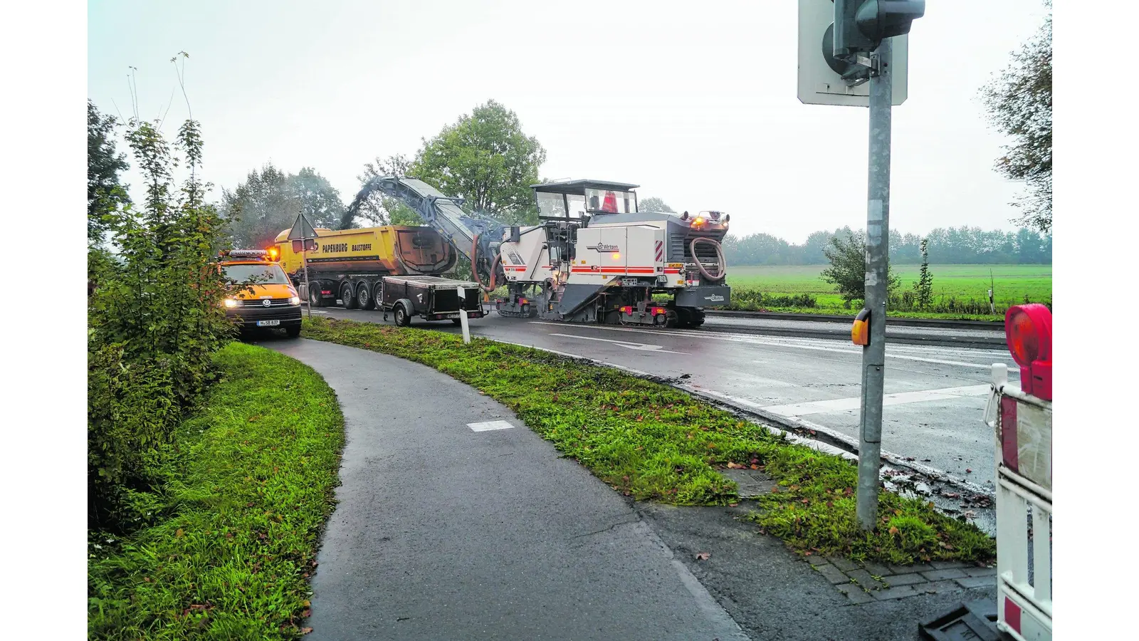 Der Autobahnanschluss ist am Dienstag wieder frei (Foto: di)