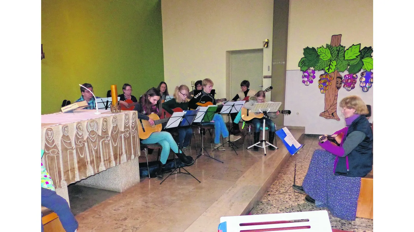 Für jeden ein Stück Brot zum Abschied (Foto: red)