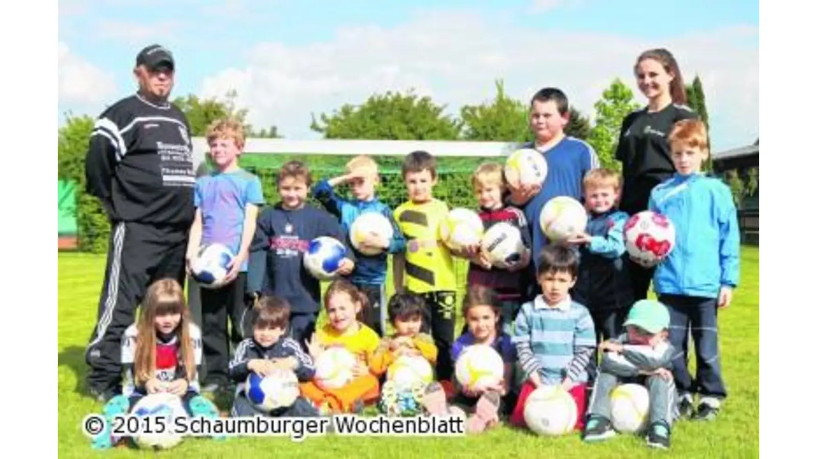Nachwuchsfußballer trainieren donnerstags (Foto: bb)