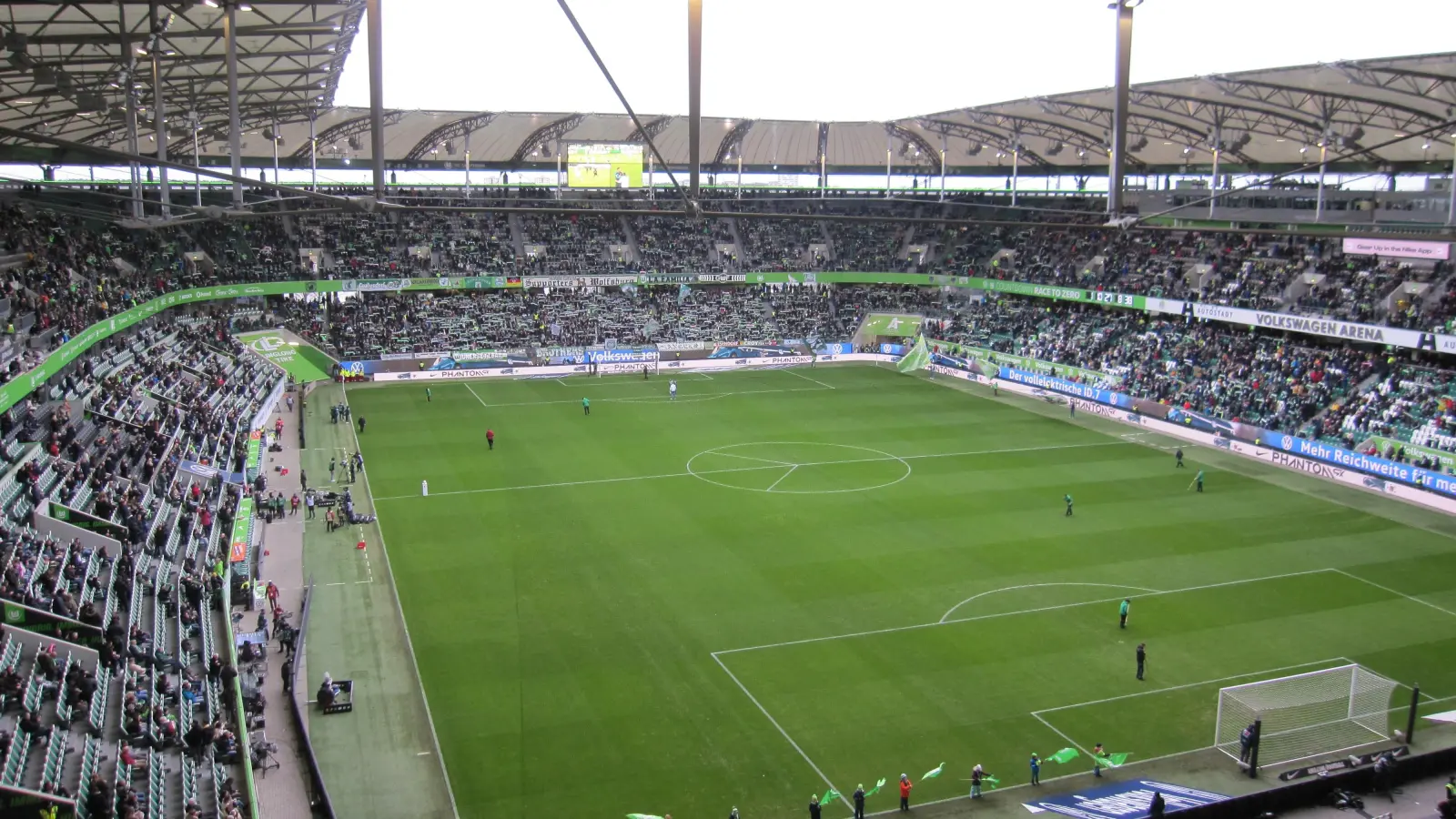 Der Blick ins Stadion vom Ausflug. (Foto: privat)