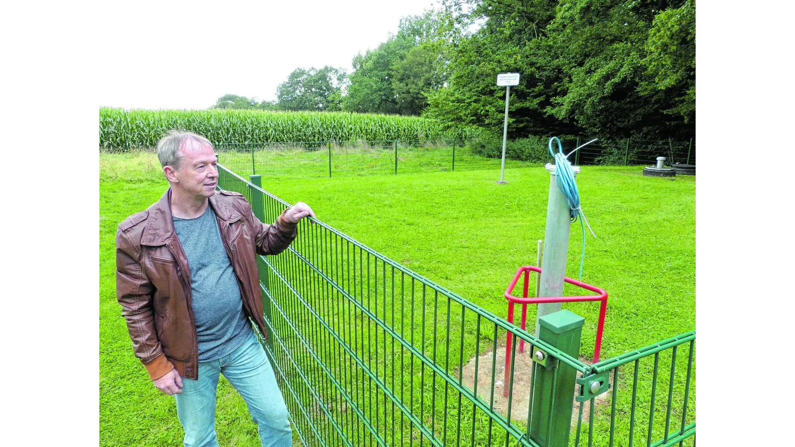 Bald liefert der neue Brunnen doppelte Menge (Foto: al)