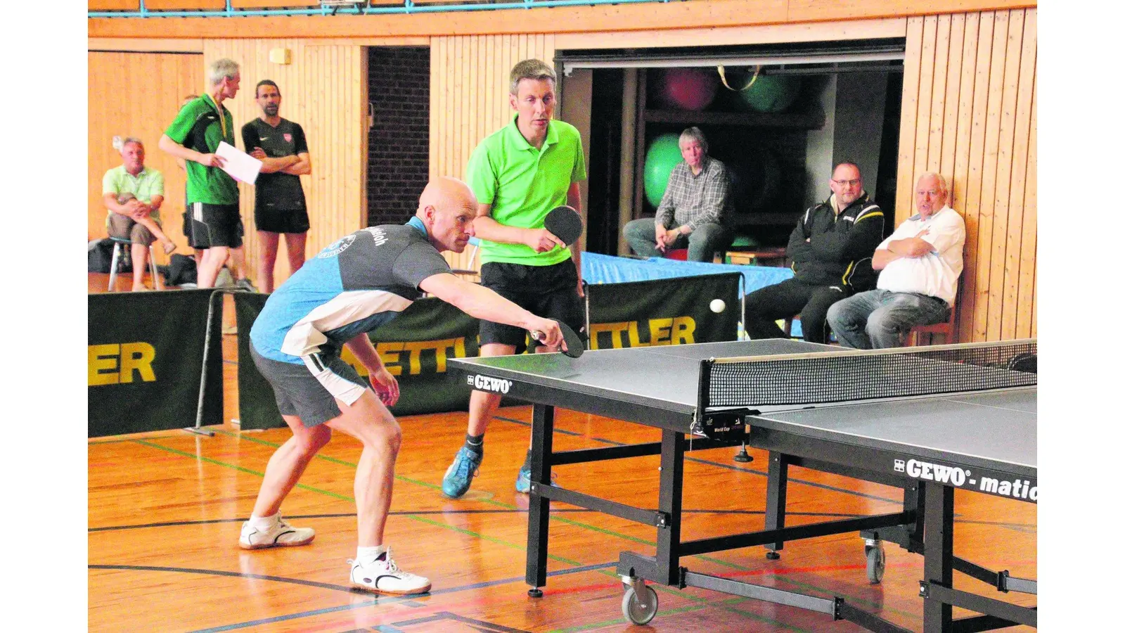 Diesjährige Tischtennis-Meisterschaft leidet an der geringen Teilnehmerzahl (Foto: red)