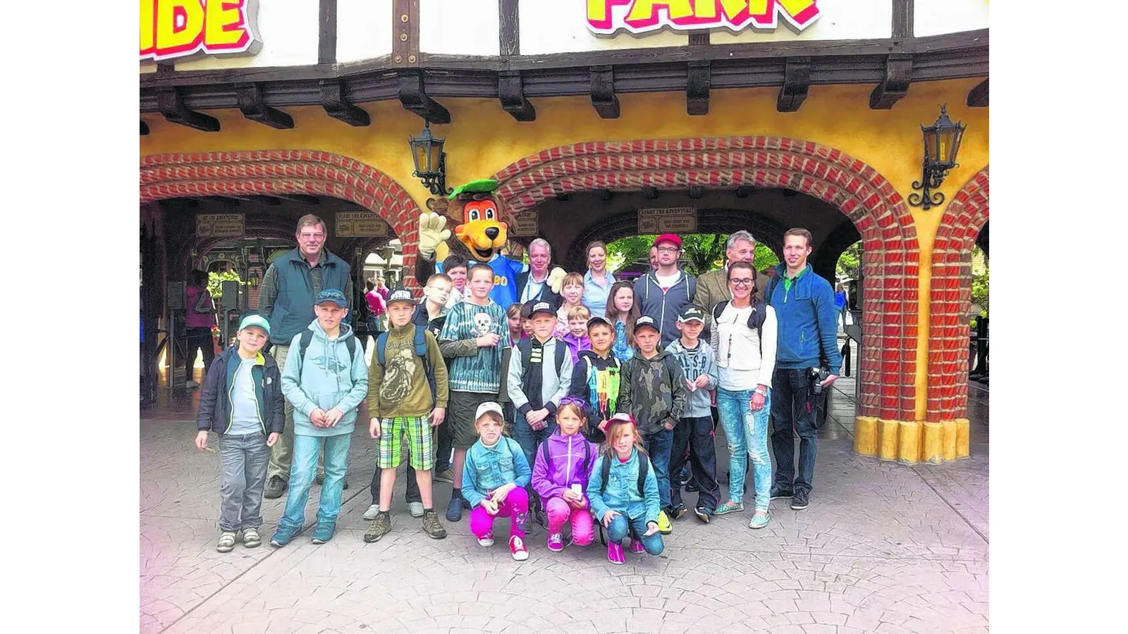 Kinder aus Tschernobyl im Heide-Park (Foto: mk)