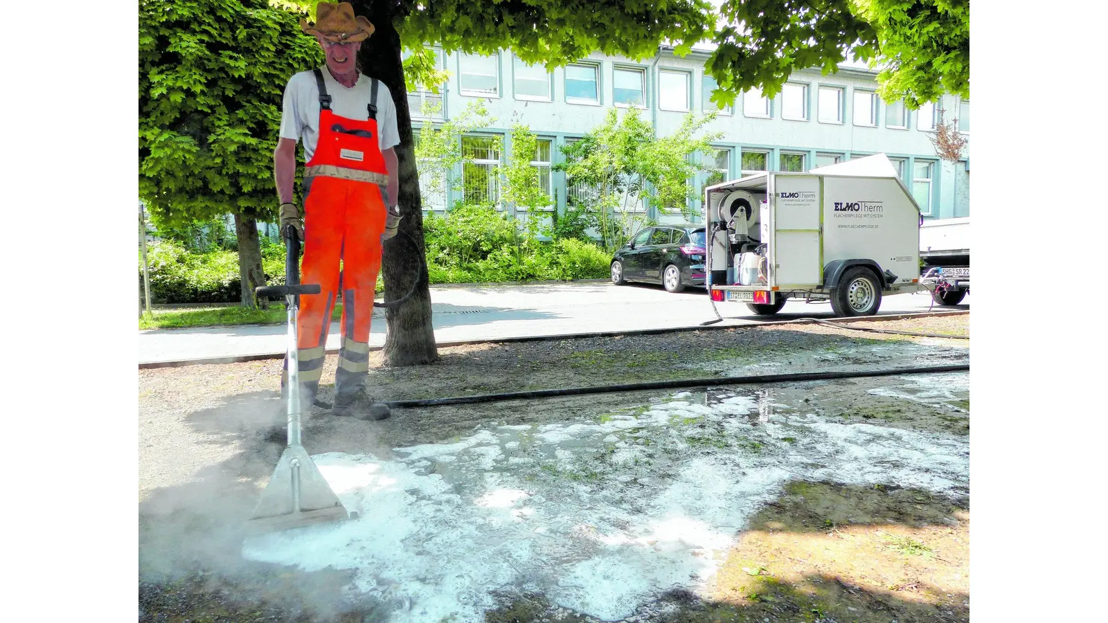 Der Bauhof macht jetzt mächtig Dampf (Foto: red)