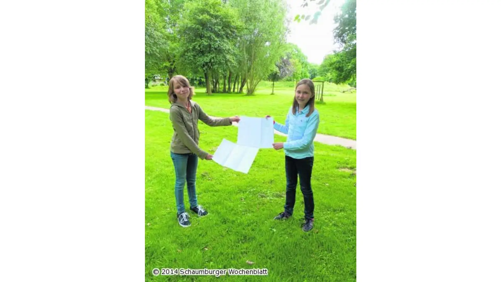 Zwei Mädchen stellen ihre Wünsche vor (Foto: red)