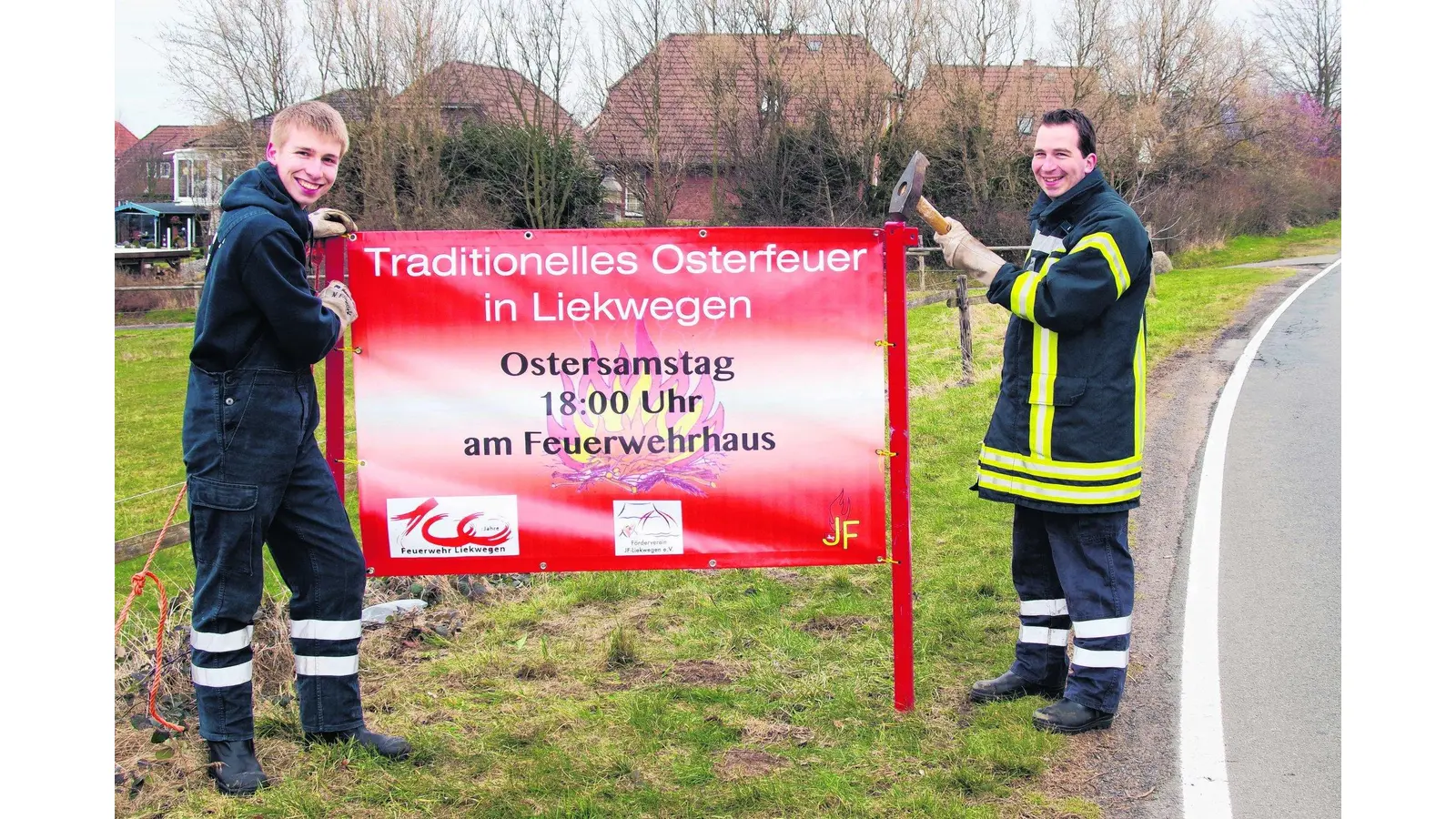 Wieder traditionelles Osterfeuer (Foto: pp)