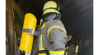 Es brannte in einem Container. (Foto: privat)