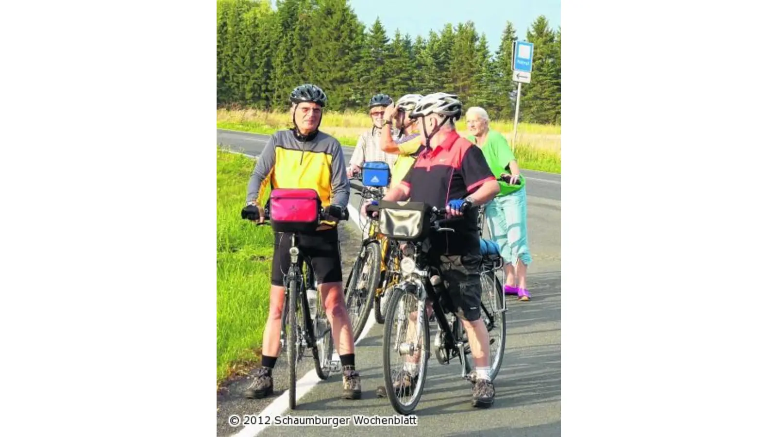 VfL-Radler fahren um den Bückeberg (Foto: wtz)