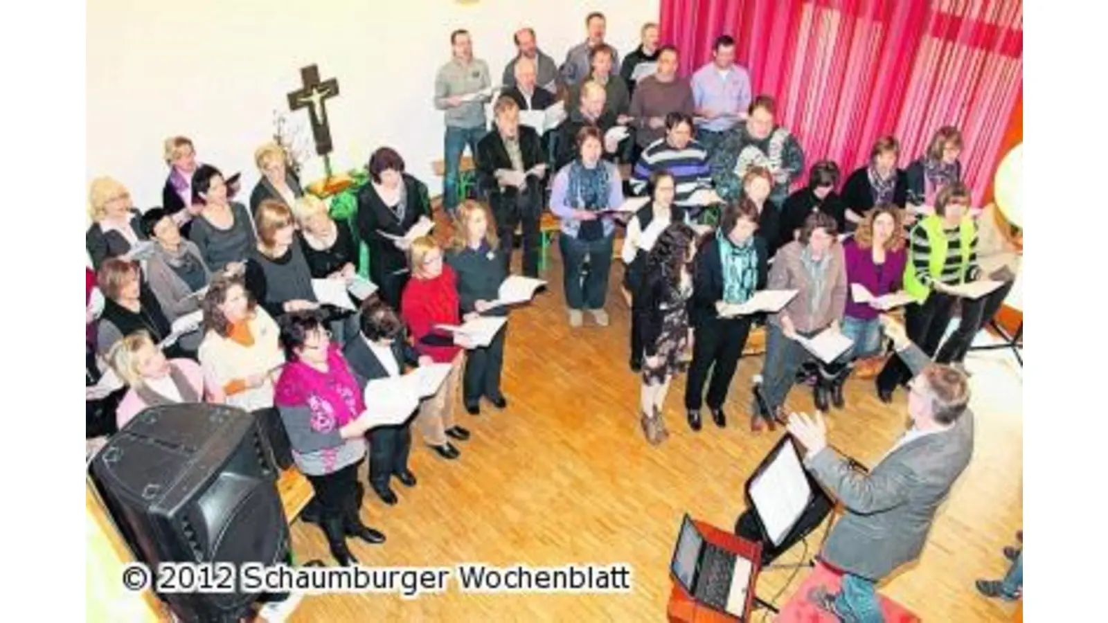 Chor hat großen Auftritt (Foto: us)