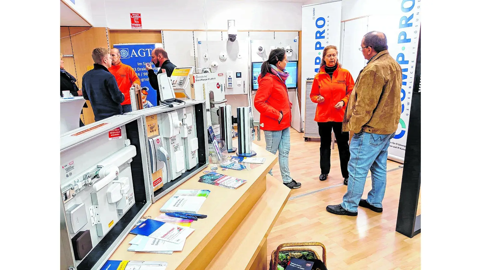 High Tech als wirksames Mittel gegen potenzielle Eindringlinge (Foto: km)