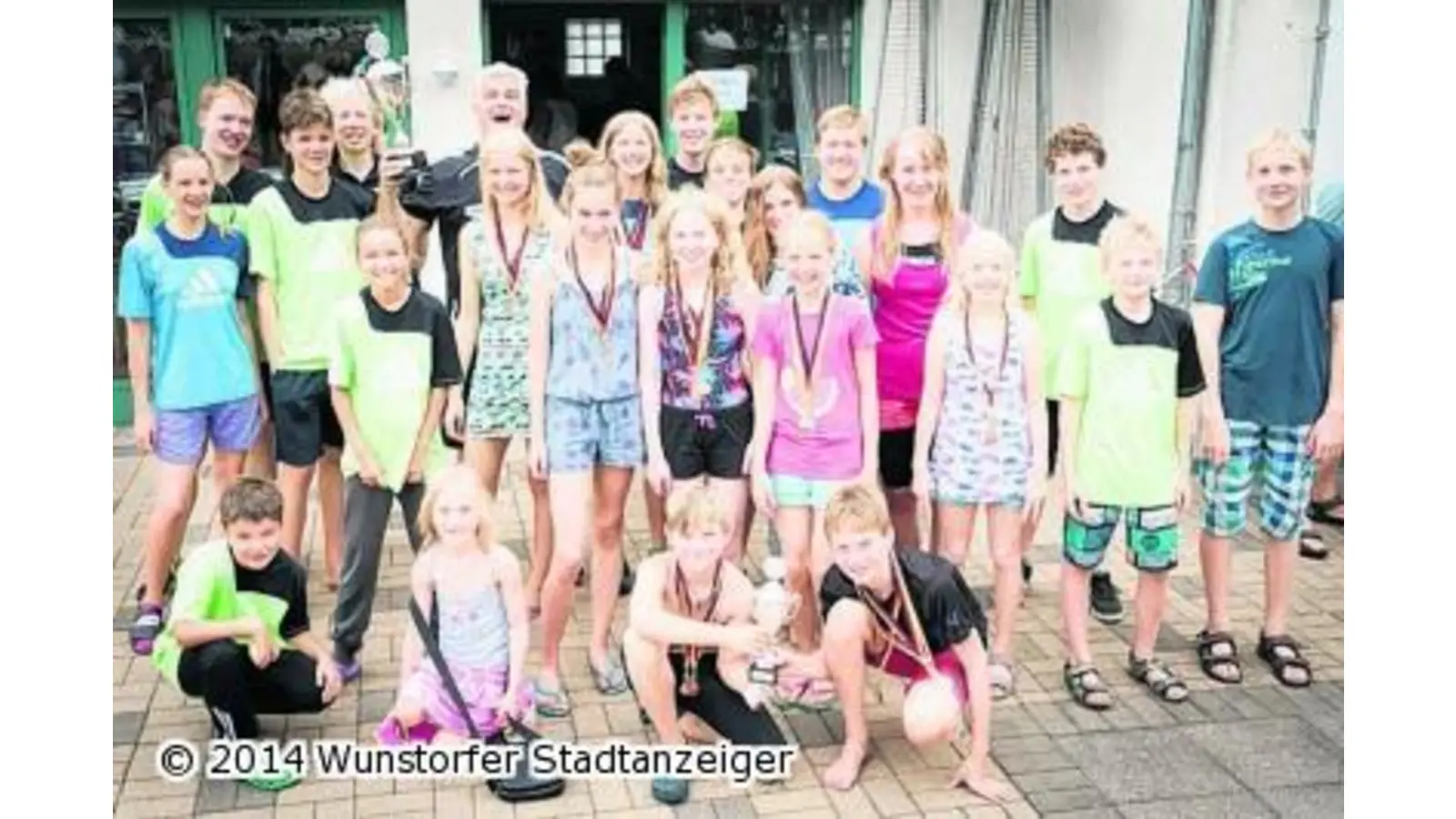 Erfolgreicher Saisonabschluss für die Wunstorfer Schwimmer (Foto: mk)