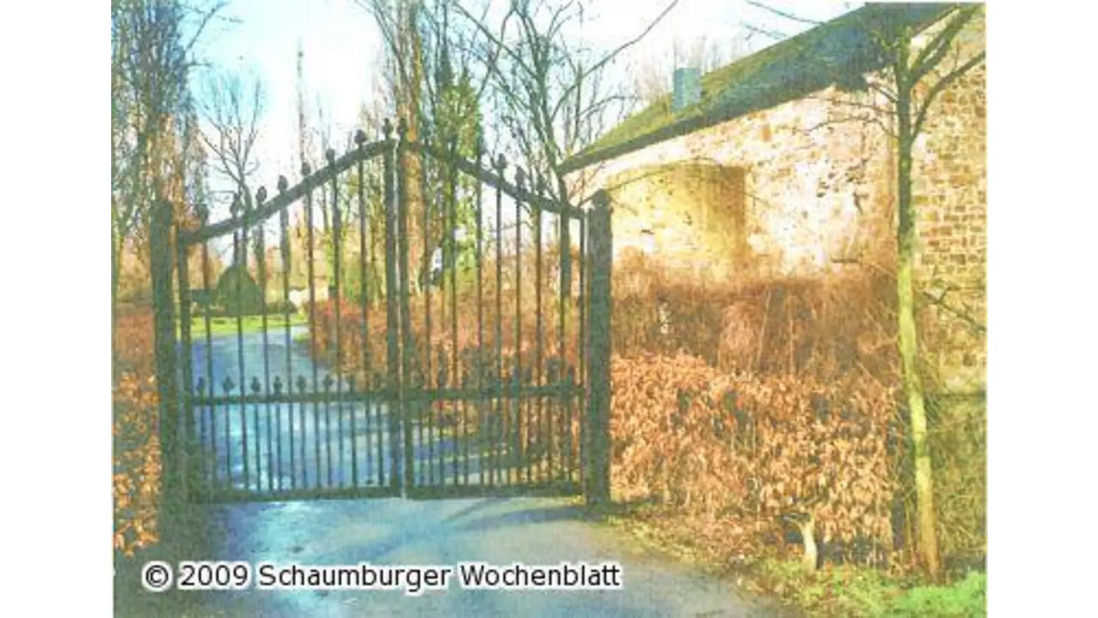 Schlossgraben-Brücke erhält ein Tor (Foto: mk)