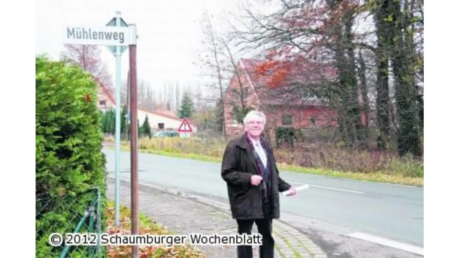 Verkehr am Ortseingang soll ausgebremst werden (Foto: gi)
