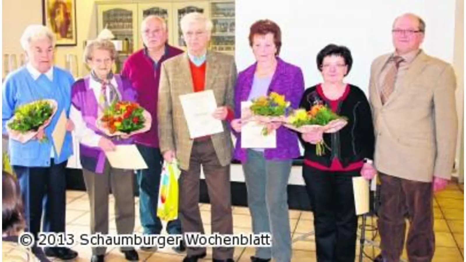 Der Sozialverband ehrt langjährige Mitglieder (Foto: red)