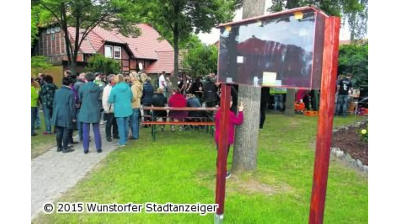 Noch vor der Zeit fertig (Foto: tau)