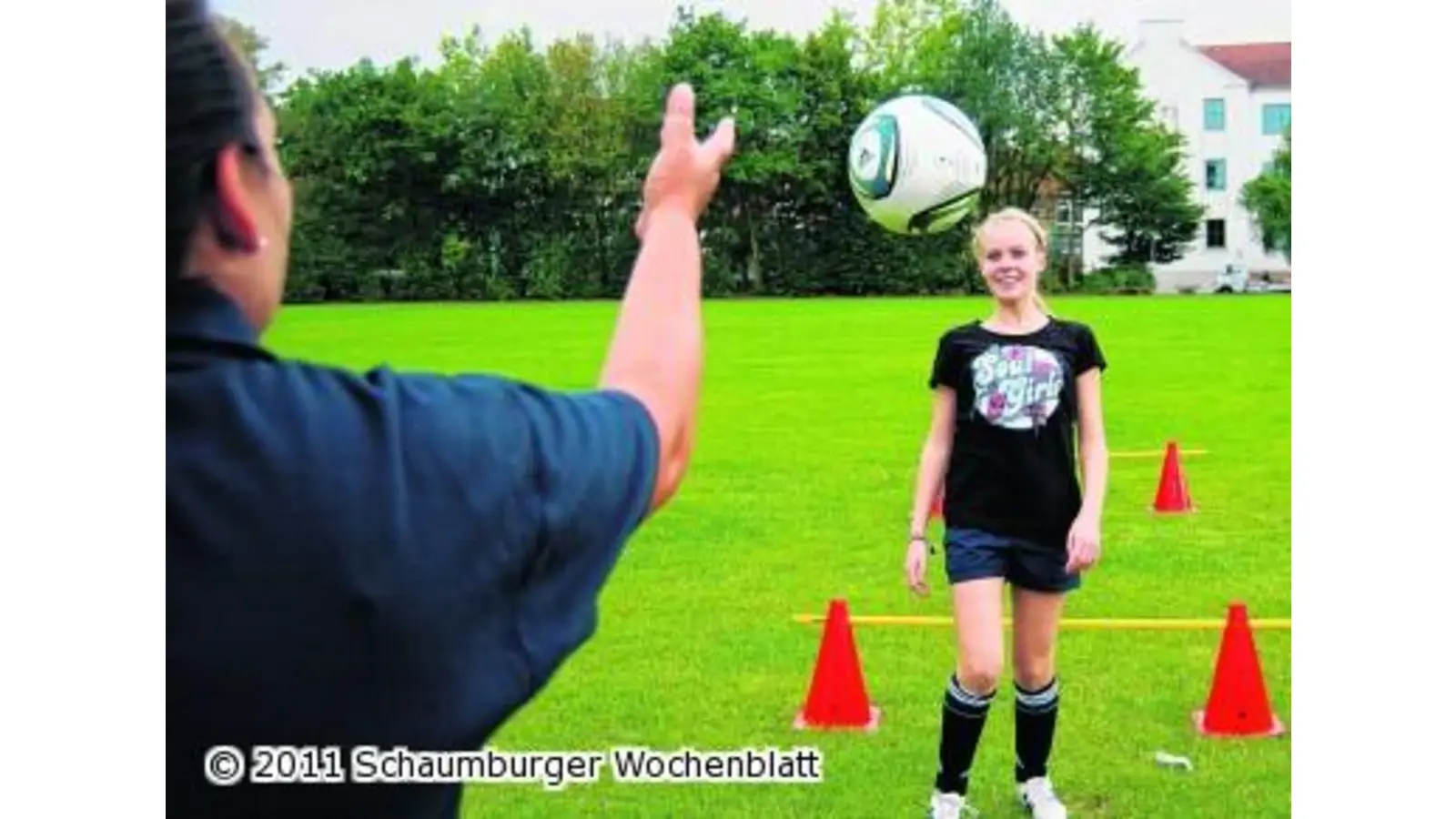 Hier bleiben weibliche Kicker am Ball (Foto: wa)