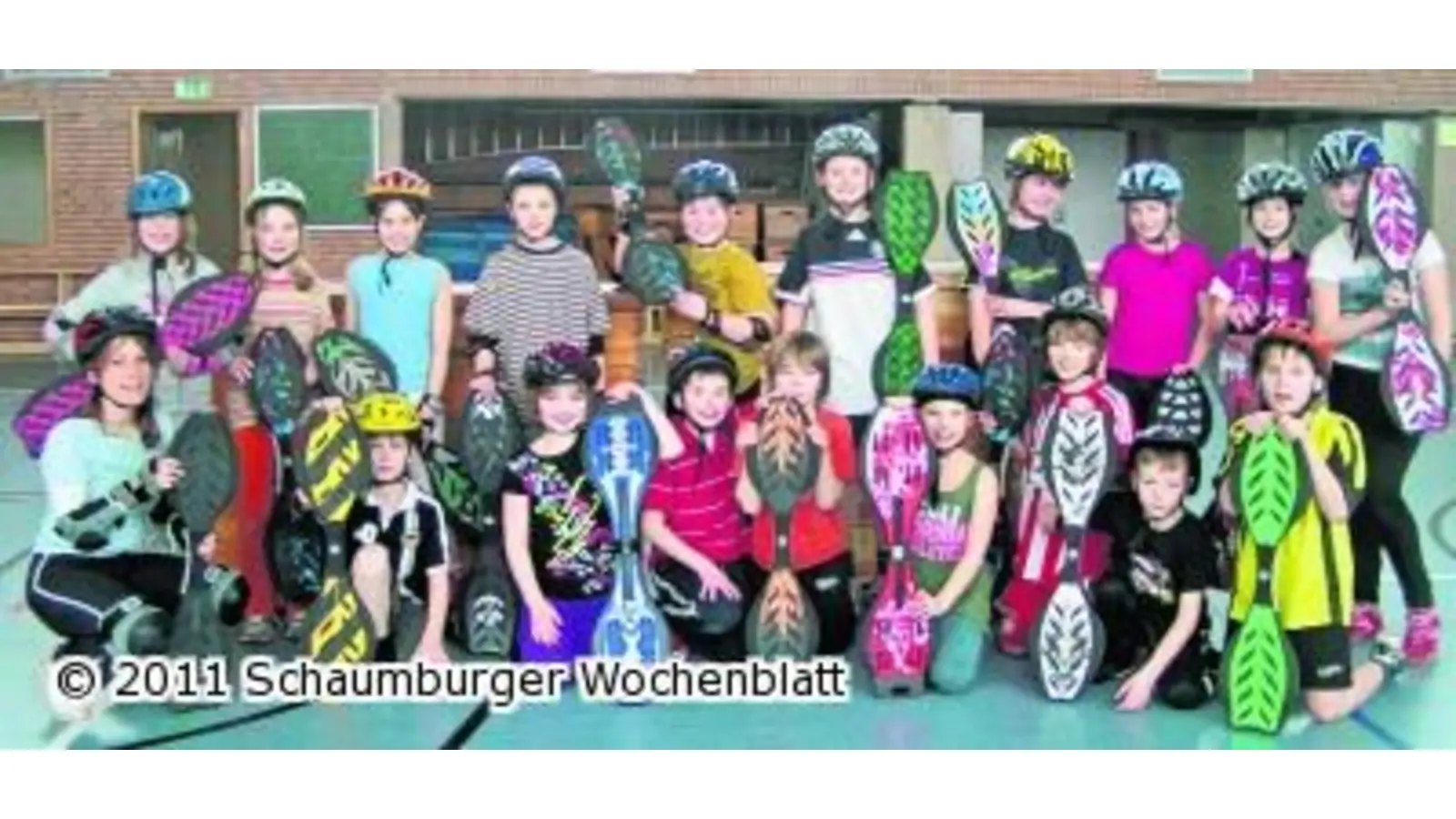 Grundschüler im Waveboard-Fieber (Foto: wtz)