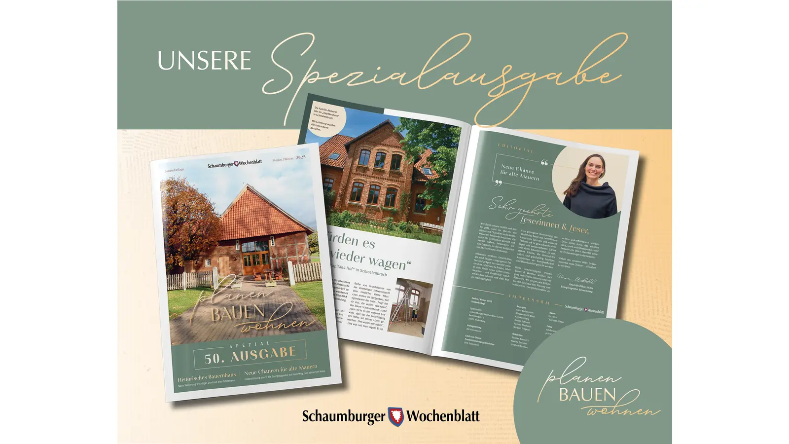 Unsere Spezialausgabe Planen, Bauen und Wohnen. (Foto: CG)