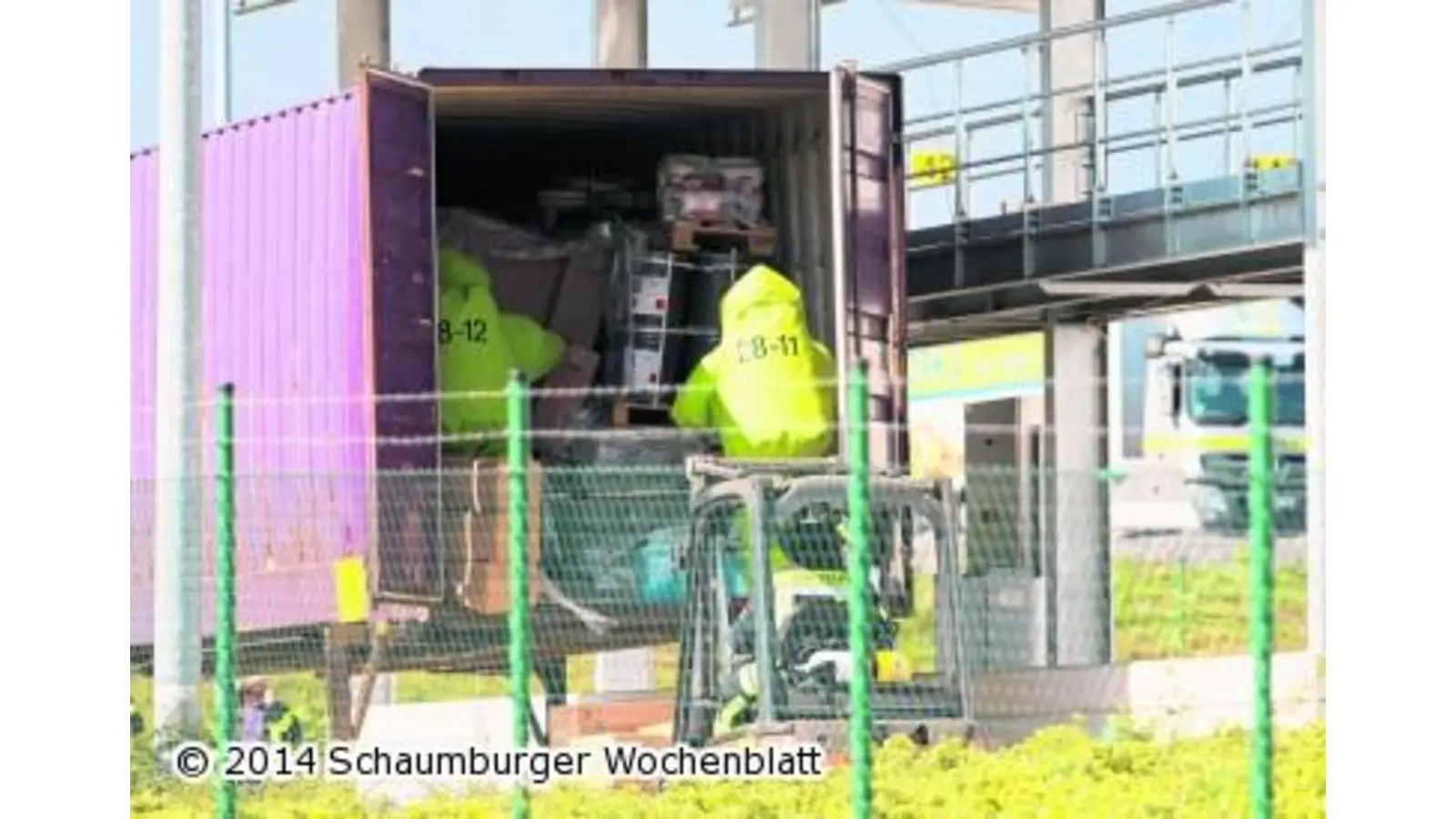 Austritt von Salzsäure im Gewerbegebiet (Foto: red)