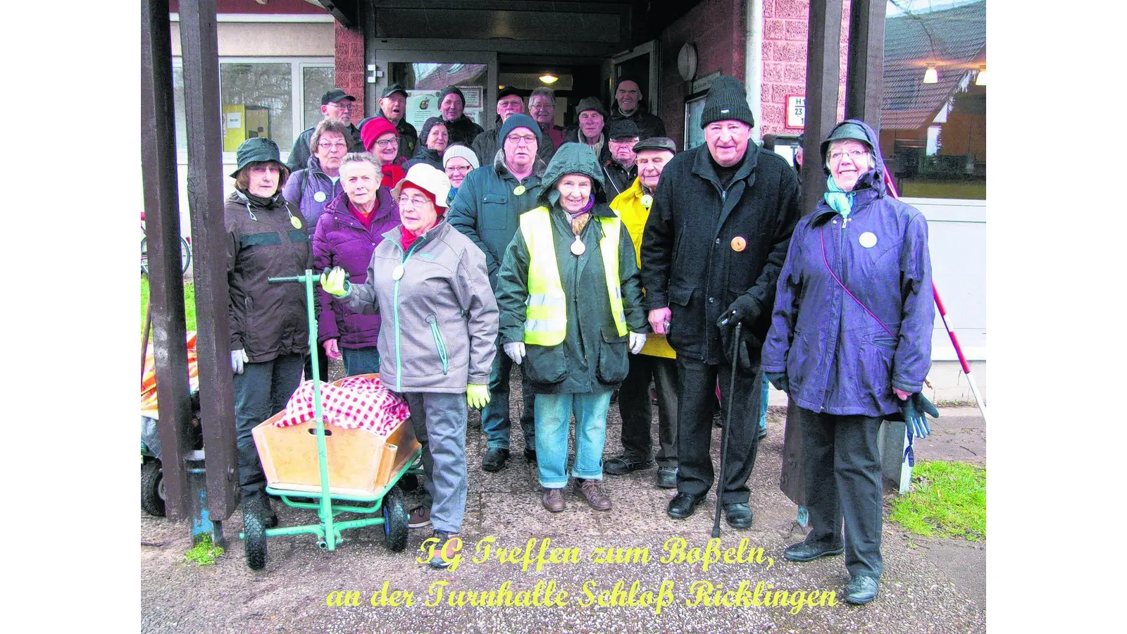 TG boßelt bei jedem Wetter (Foto: mk)