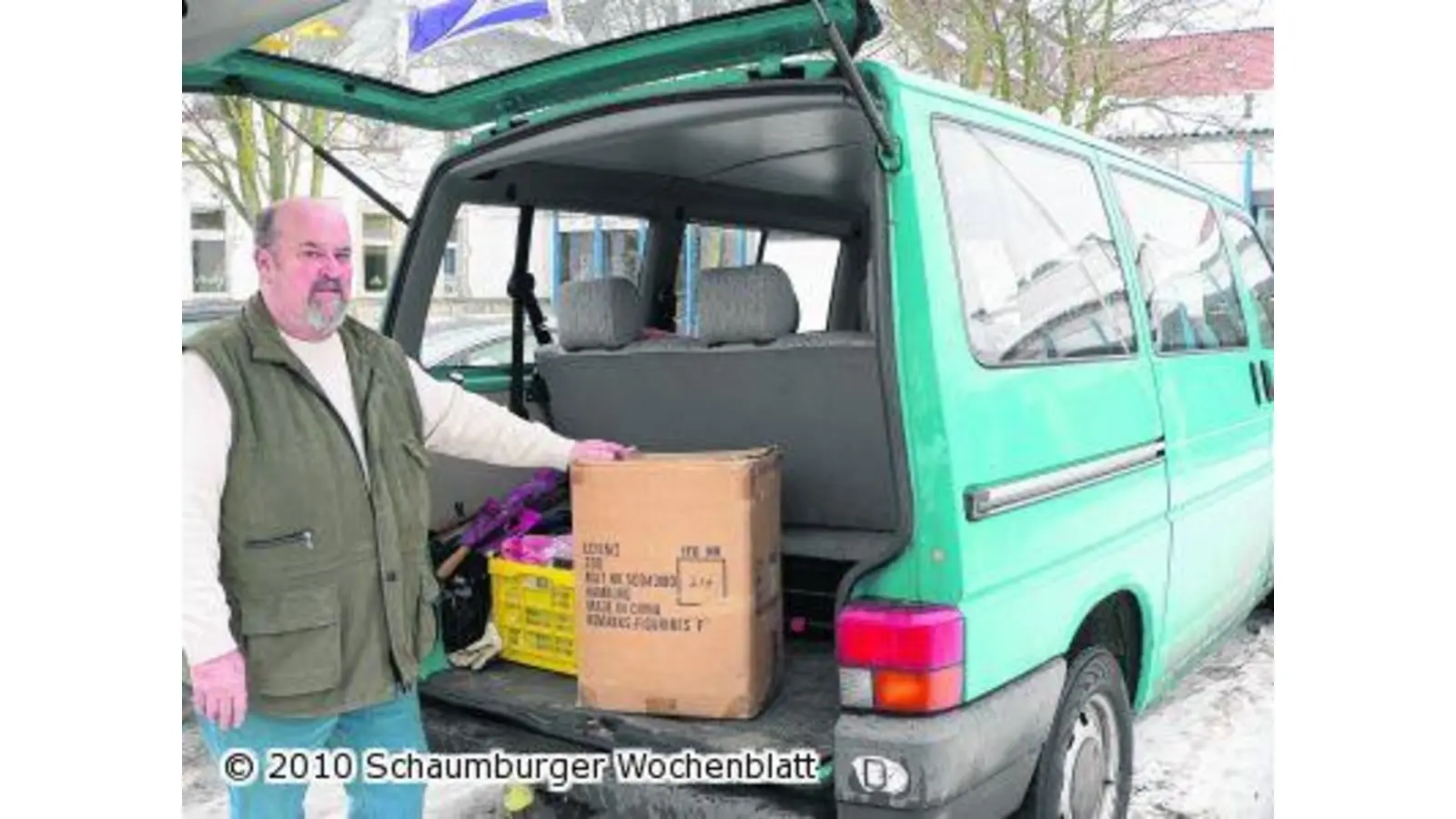 In den Ferien wieder neue Hilfsaktion des Hausmeisters (Foto: al)