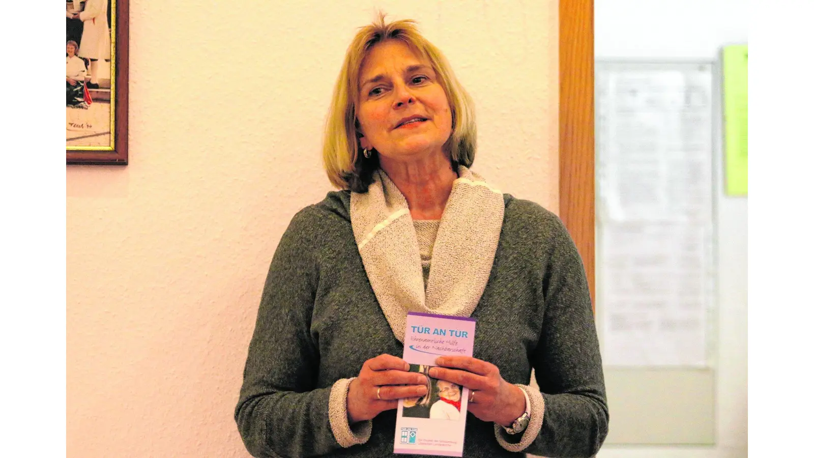 Besuch wartet hinter der Tür (Foto: bb)