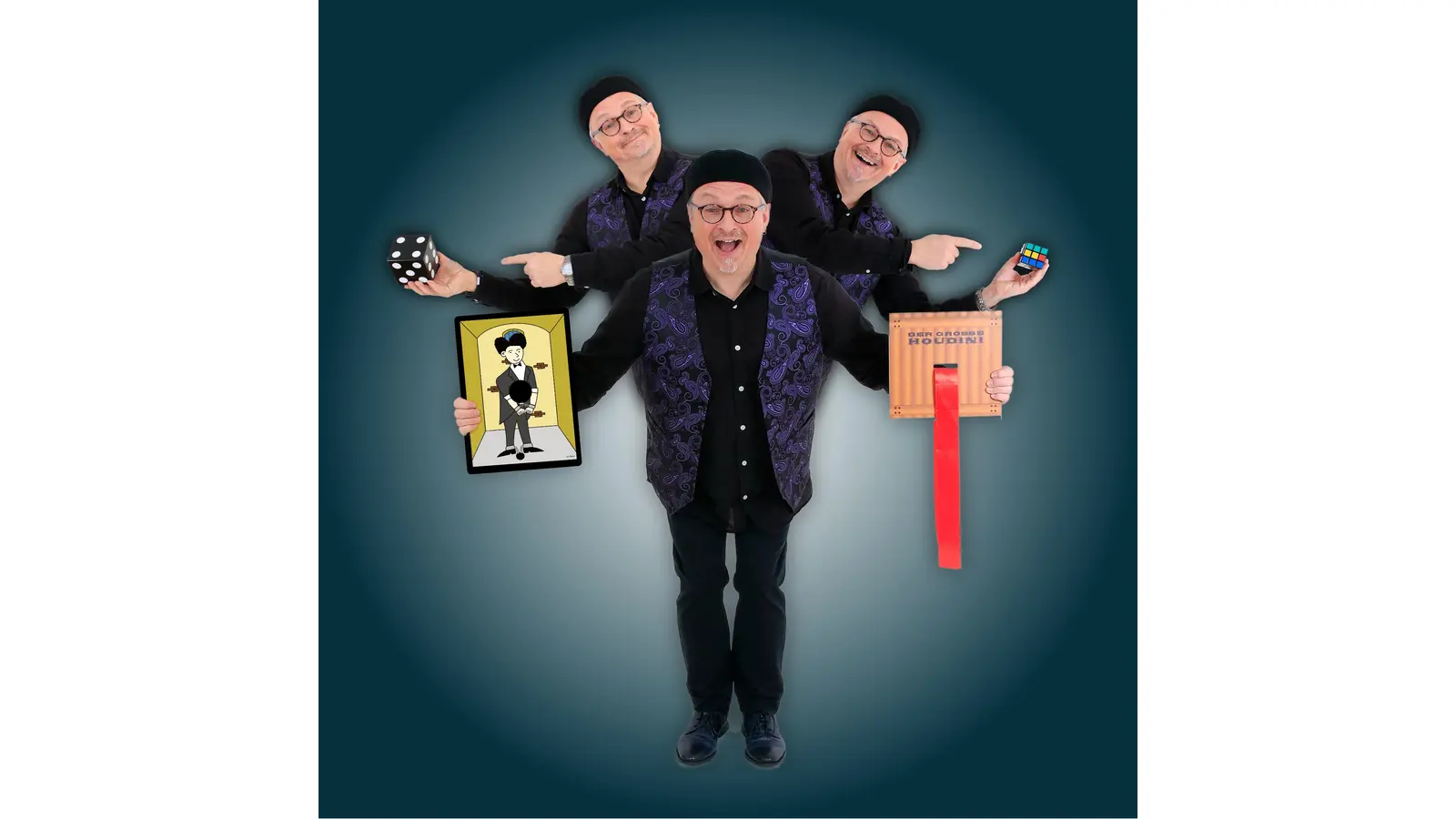 Zauberkünstler BeLu tritt am 26. Februar für ein junges Publikum im Wilhelm-Busch-Geburtshaus auf.  (Foto: Fabula Magica)