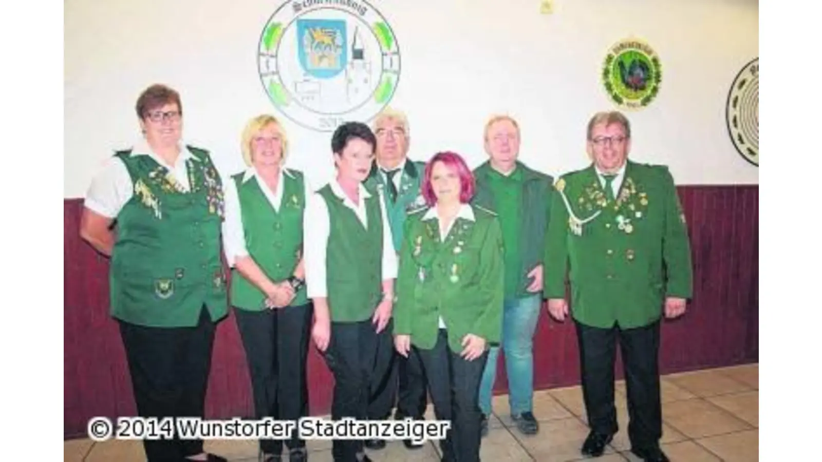 Neuer Vorstand beim Jägercorps Wunstorf (Foto: gi)