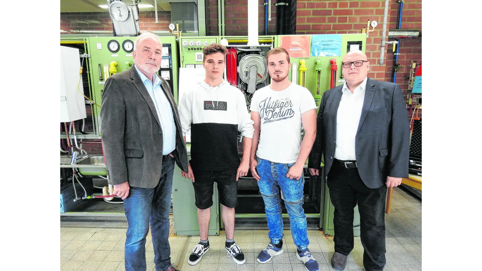 Neues Brennwertgerät bereichert den kommenden BBS-Unterricht (Foto: mm)