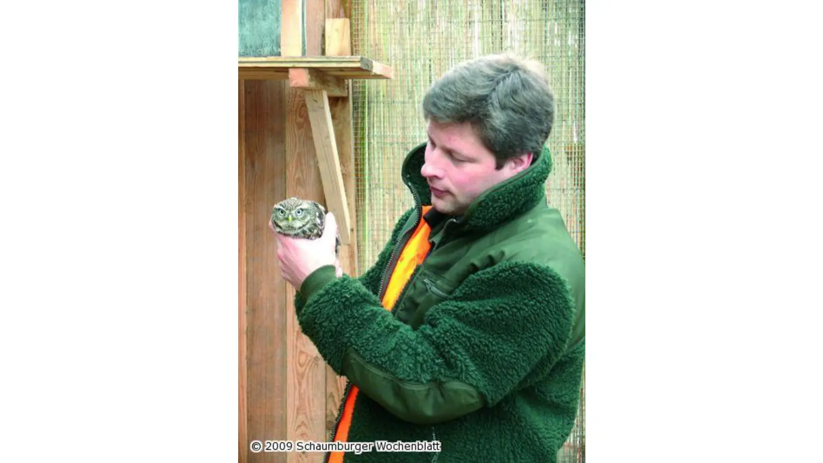 Steinkauzpärchen in der Wildtierstation (Foto: mk)