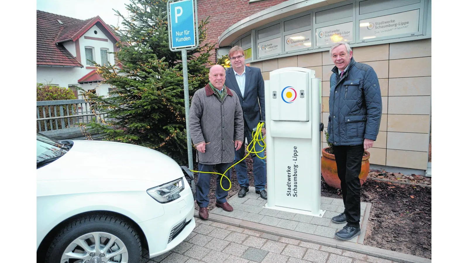 Ab sofort E-tanken bei Stadtwerken (Foto: wa)
