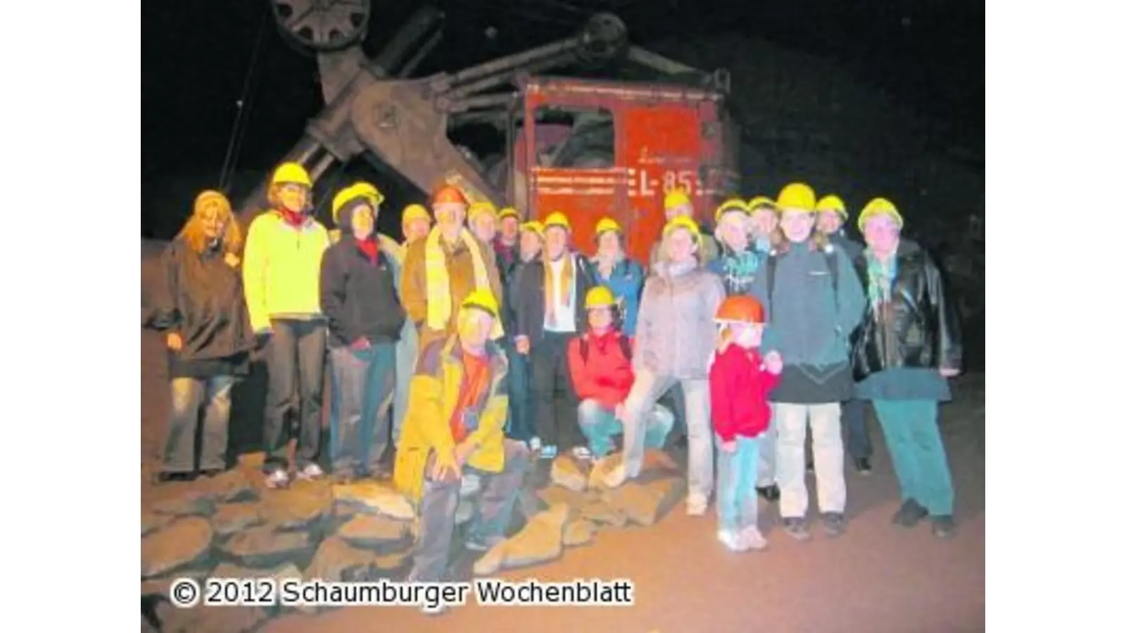 Ein Ständchen für den Grubenführer (Foto: bt)