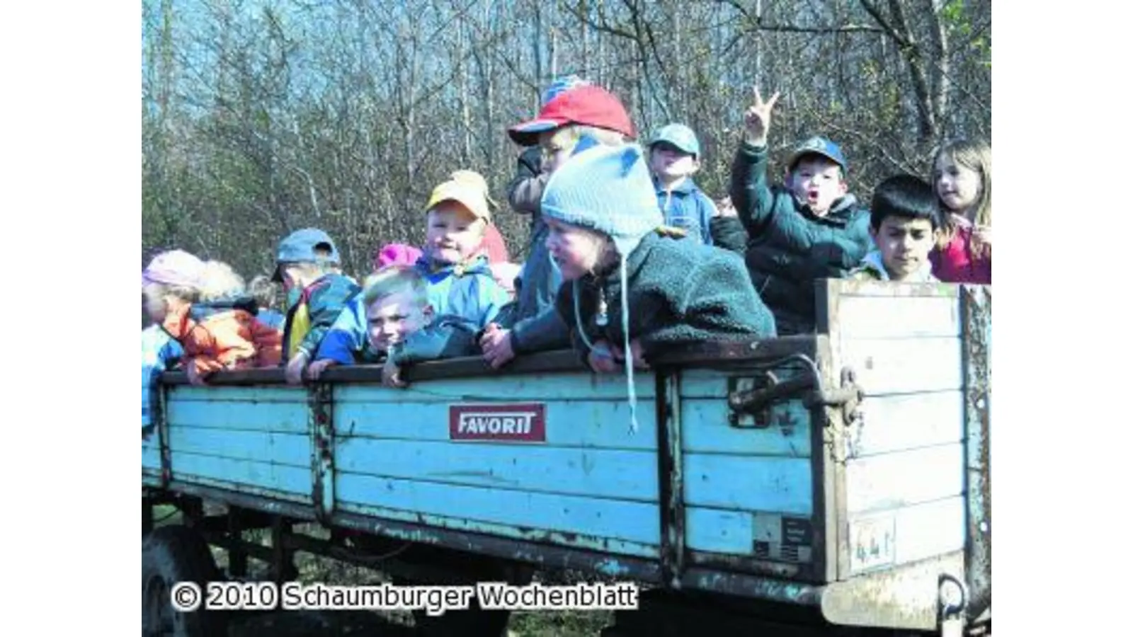 Biberkinder auf Tour (Foto: red)