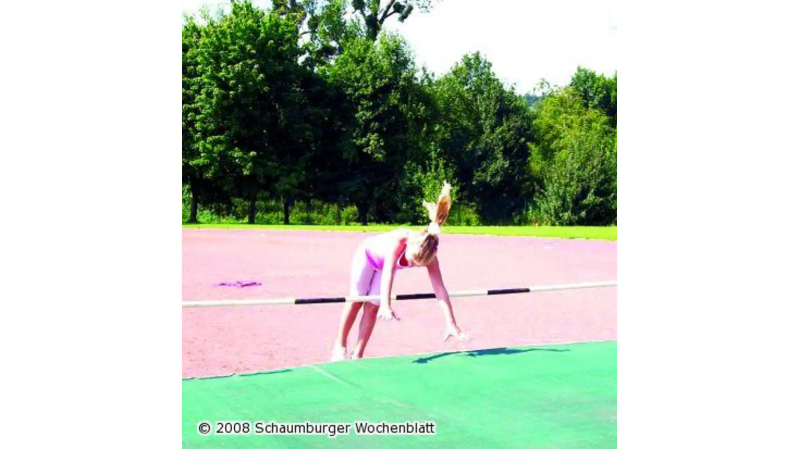 Hochsprung mit individueller Technik (Foto: red)