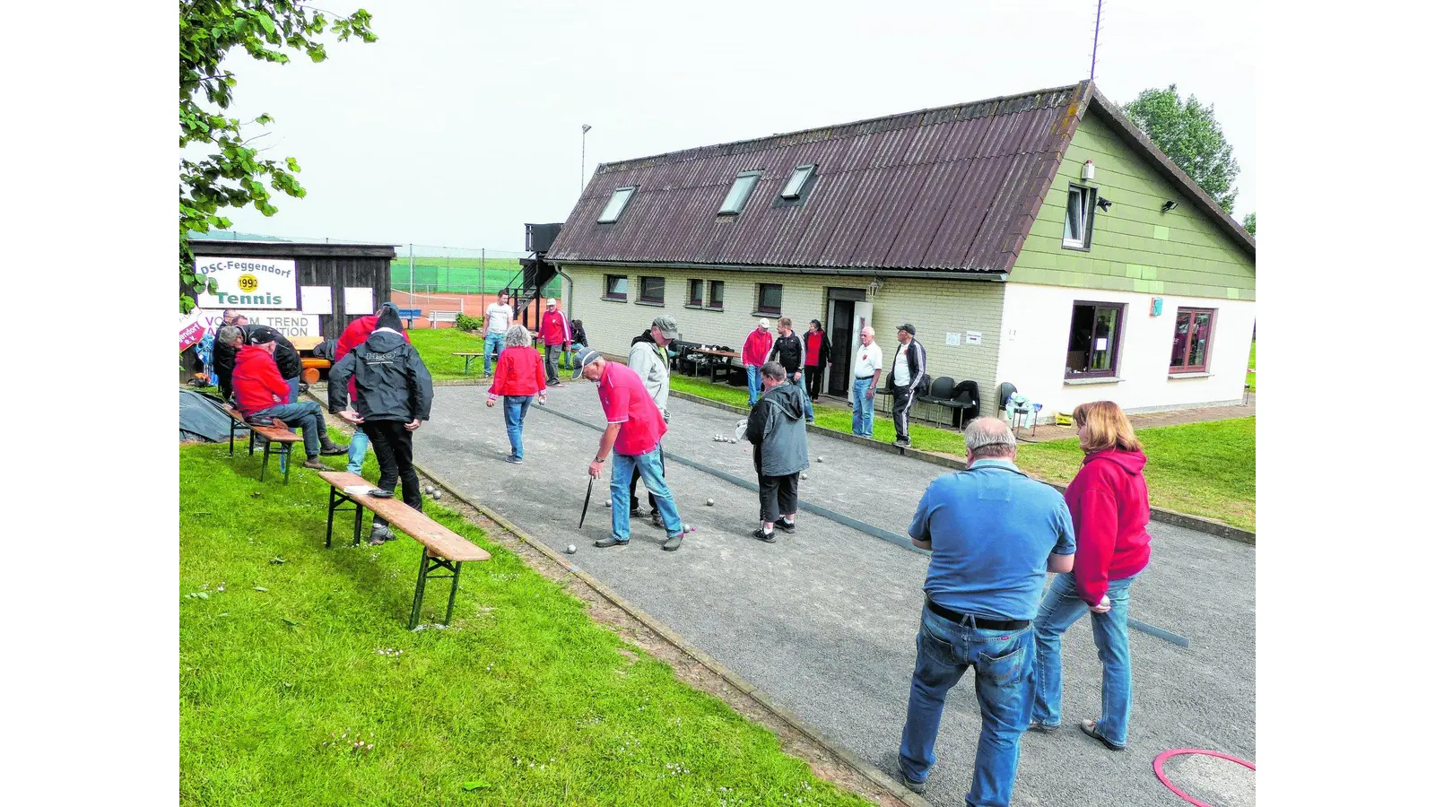 Nur wenige Läufer in der Feldmark (Foto: al)