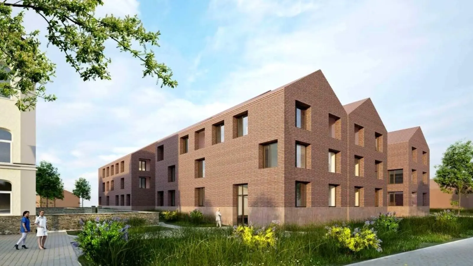 Einer der ersten Entwürfe für ein „Gesundes Zentrum” in Rodenberg. (Foto: Stadt Rodenberg)