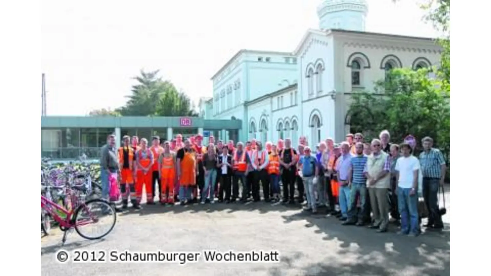 Das Bahnhofsgelände auf Vordermann gebracht (Foto: bb)