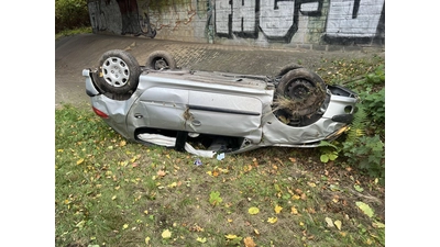 Aufschlag dicht vor den Betonpfeilern der Brücke. (Foto: privat)