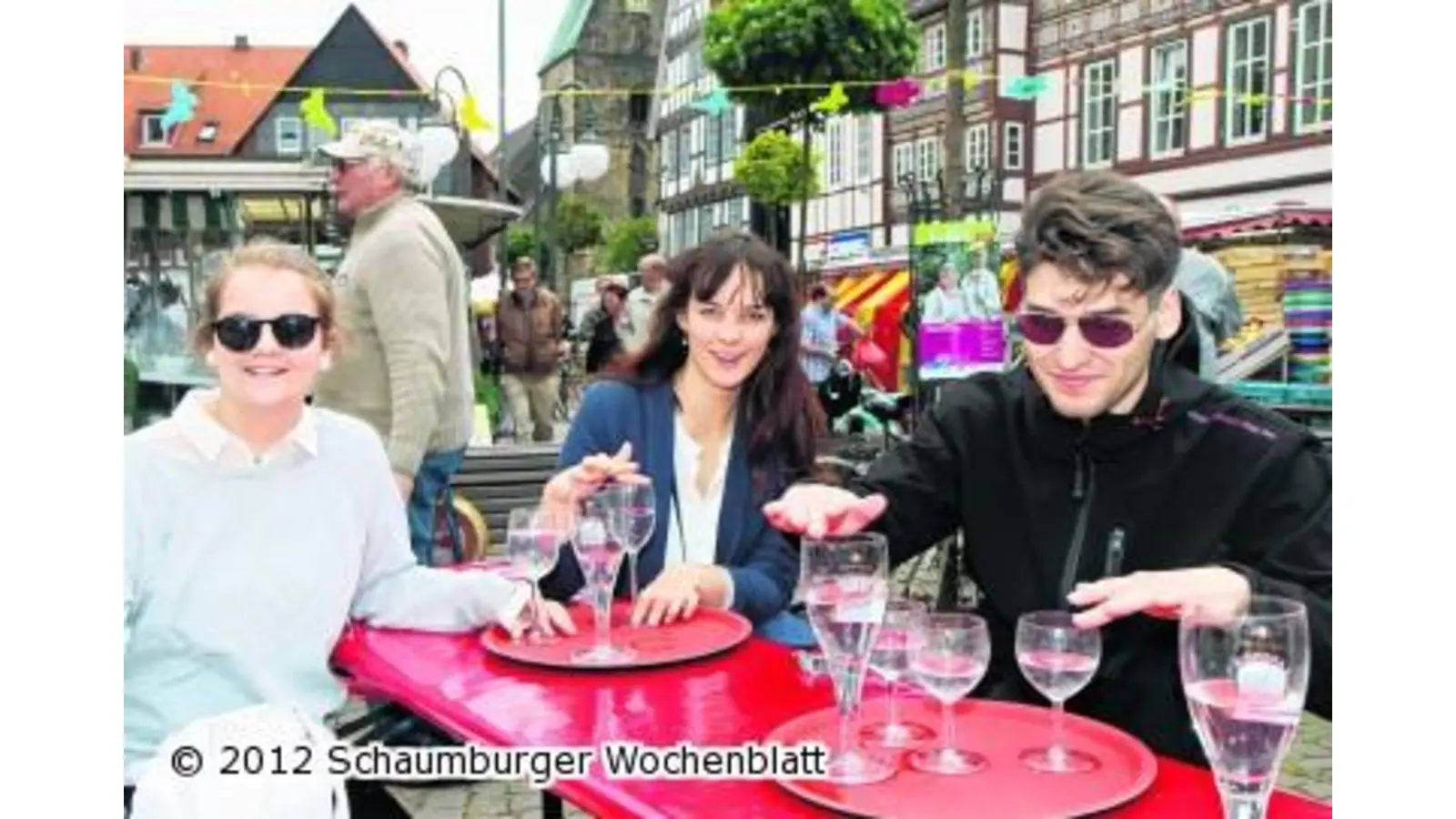 Ergänzung auf dem Wochenmarkt (Foto: bb)