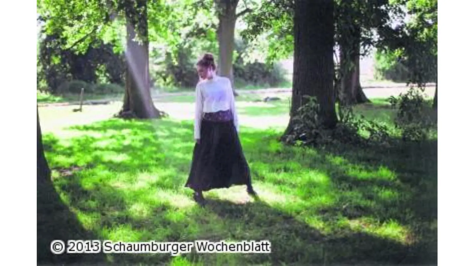 Schaumburger Trachten auf dem Laufsteg bewundern (Foto: wa)