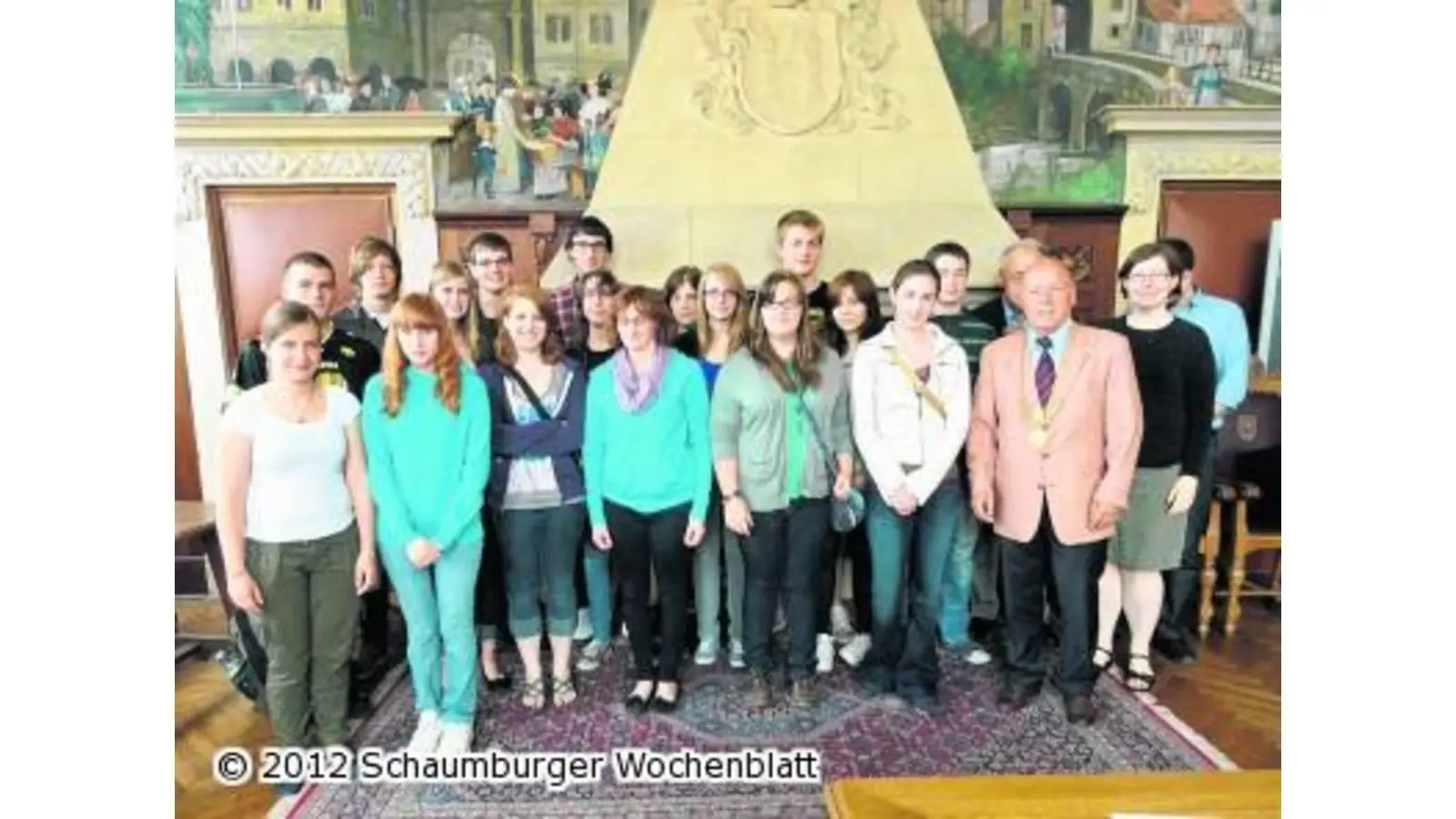 Ratsempfang für US-Schüler (Foto: red)