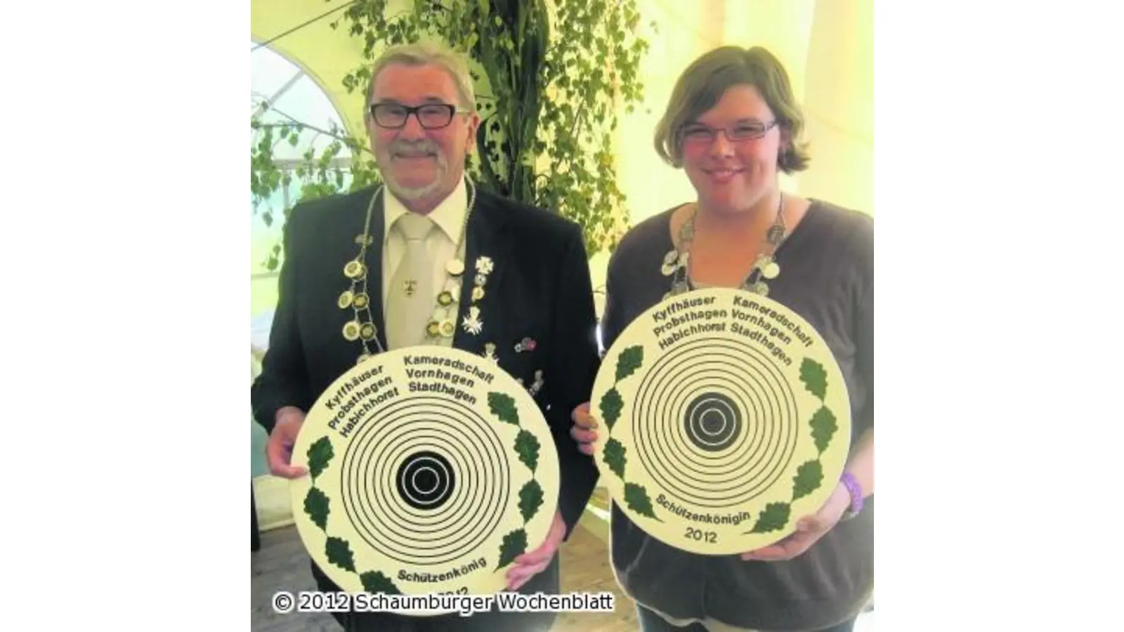 Beide Königsscheiben bleiben in der Familie (Foto: wtz)