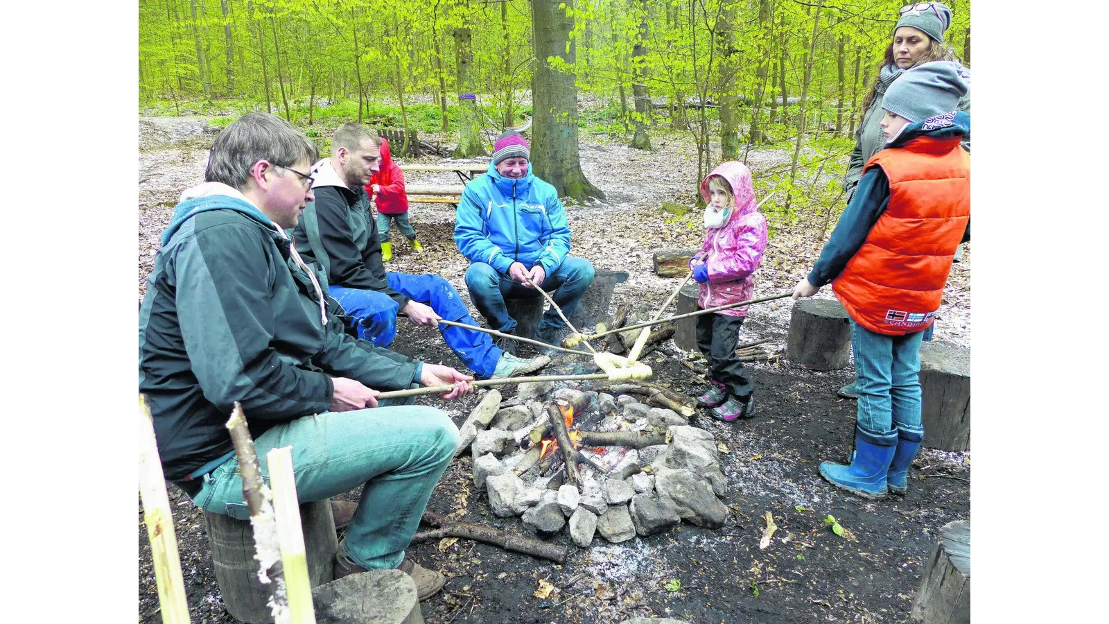Dicke Schauer stören die Aktionen (Foto: al)