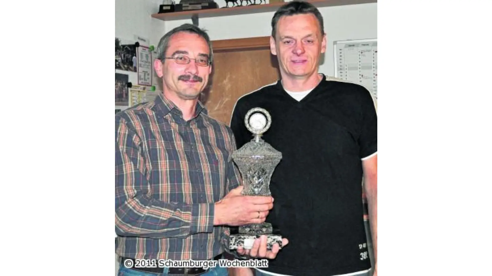 Lothar Winkler zielt einmal und gewinnt (Foto: red)