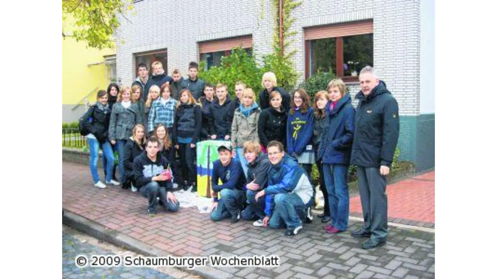 Bad Nenndorf Schüler zeigen Farbe (Foto: red)