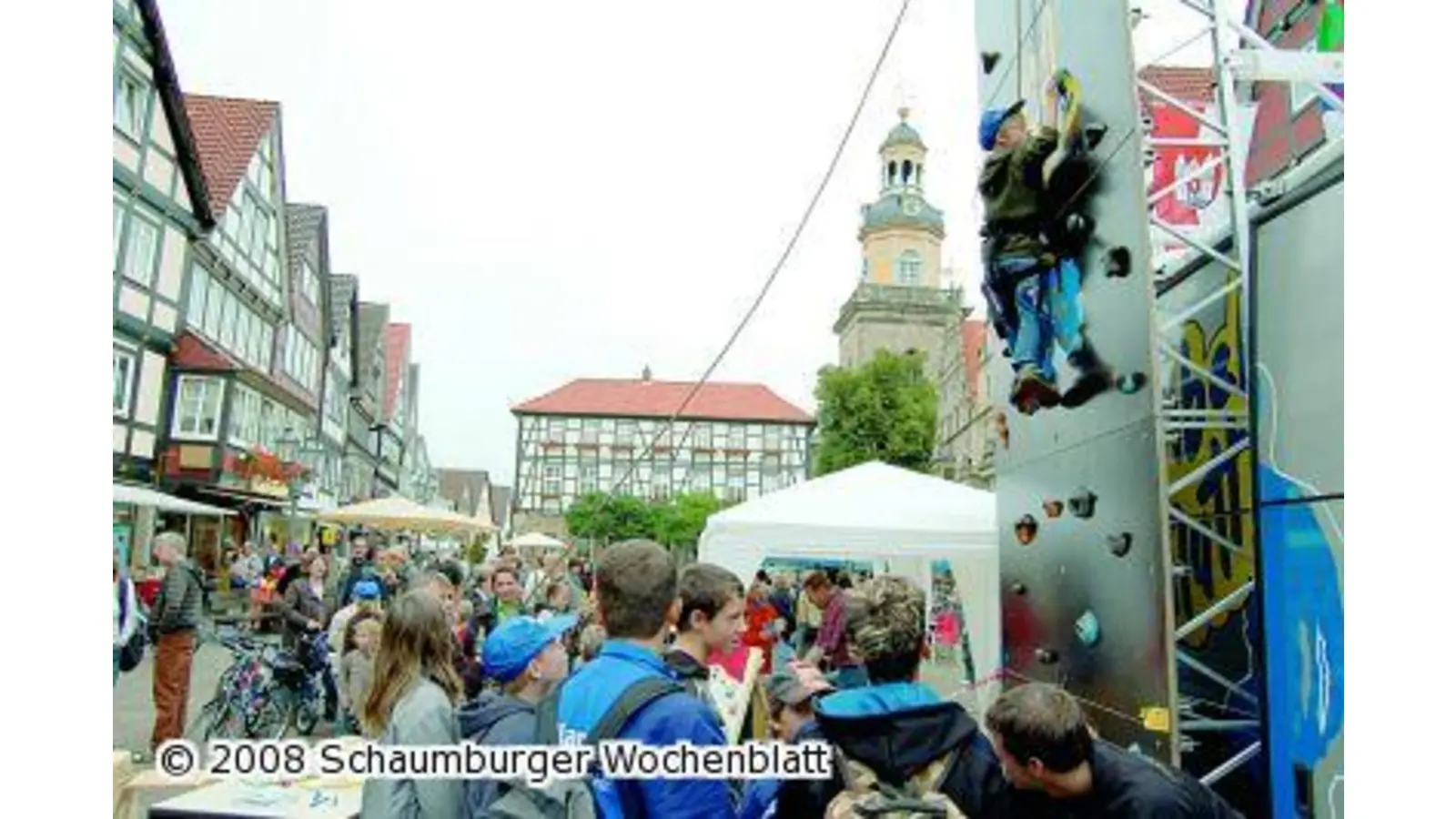 Wenn der Bürgermeister am Seil zappelt (Foto: ste)