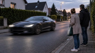 Autoposer und Raser belasten Anwohner in Schaumburg. Das Wochenblatt fragt: Wo liegen die Brennpunkte – und was müssen Verwaltung und Polizei tun? (Foto: KI-generiert)
